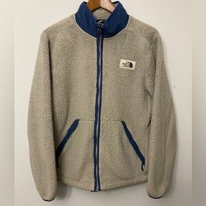 The North Face Men's Beige and Navy Performance Jacket